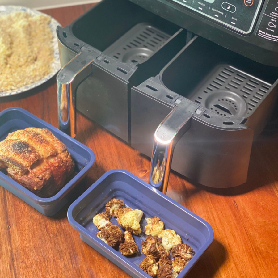 Air Fryer Rectangle Ovenware > 34 oz