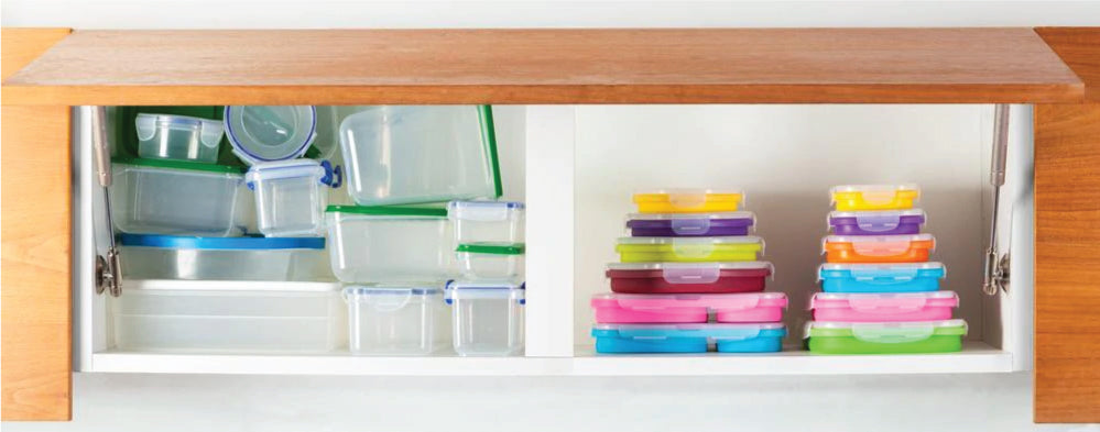 Flat Stack Collapsible Containers 3 Piece Set: Space Saving - Nova UK