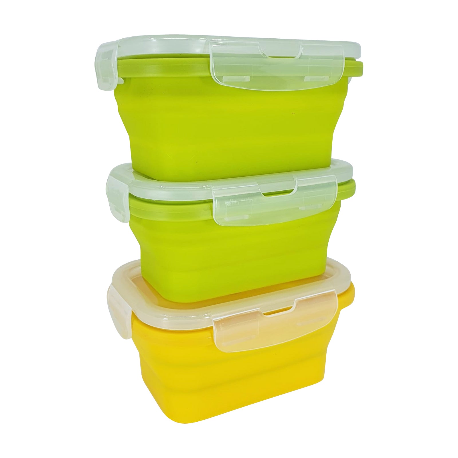 Flat Stacks USA - Space Saving Collapsible Silicone Containers